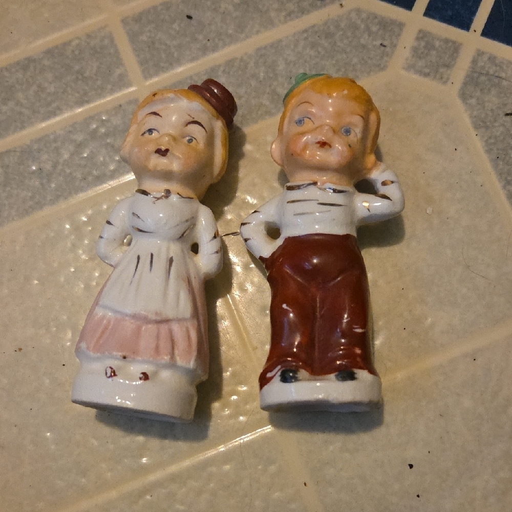 1950 Salt An Pepper Shakers Japan Lefton Two Faces